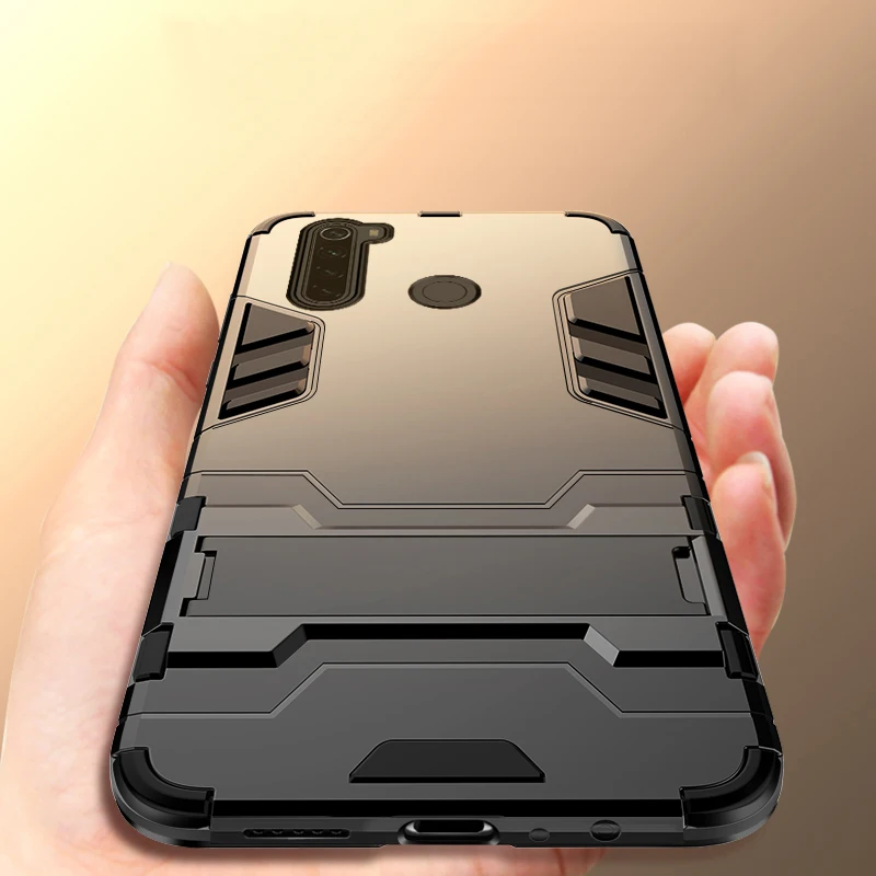 Armor Kickstand Case for Xiaomi Redmi Note 8 Holder Cases Note 8 PRO 8T Shockproof Stand Shell Cover for Redmi Note8 NOTE8PRO