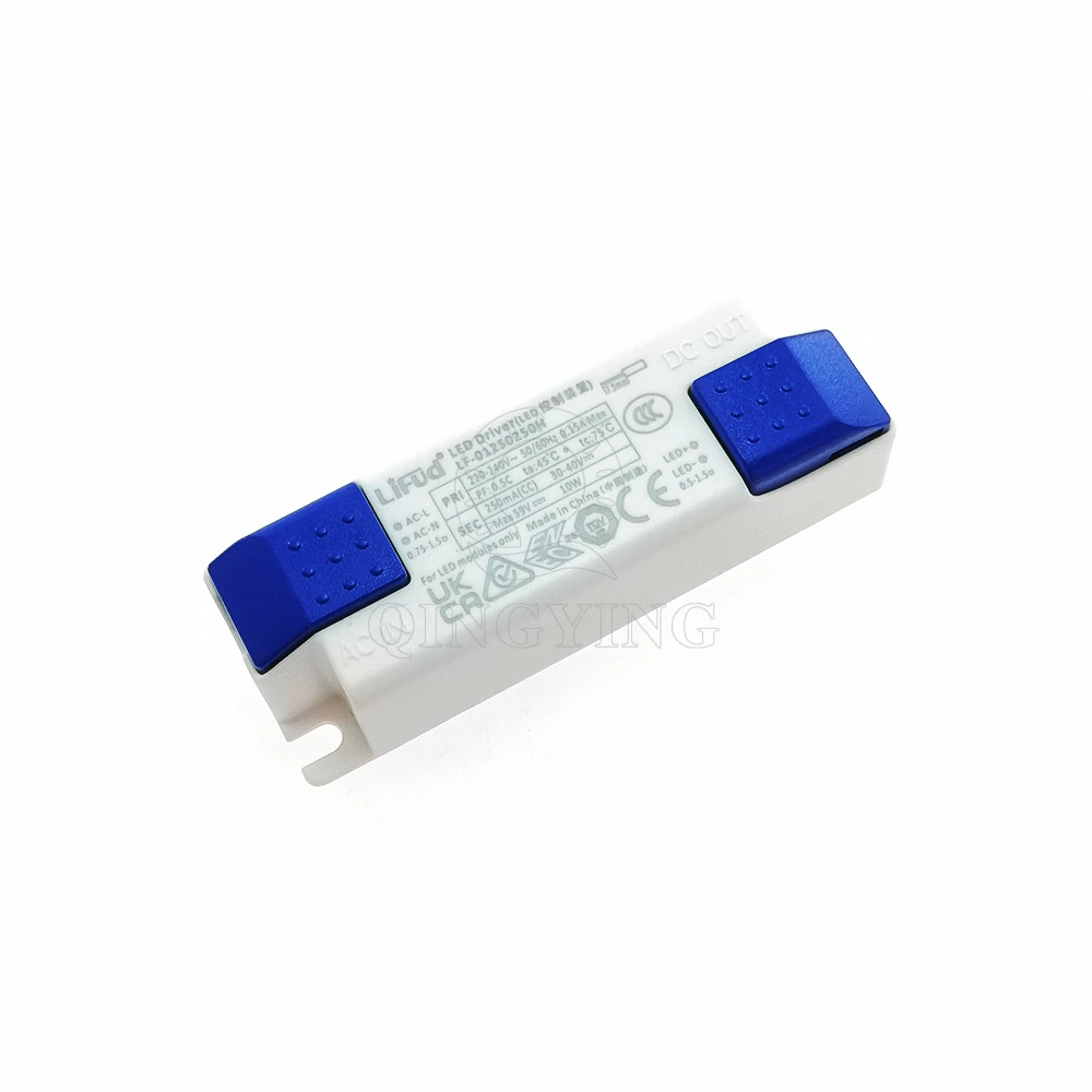 1pcs Lifud LED Driver No Flicker LF-012S0250H LF-012S0300H 10W 12W AC220-240V DC30-40V 250mA 300mA Ultra Small Volume 85x28x21mm