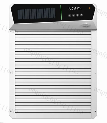 Fully automatic light sensing chicken coop door roll gate automatic power storage app Bluetooth control anti pinch chicken cage