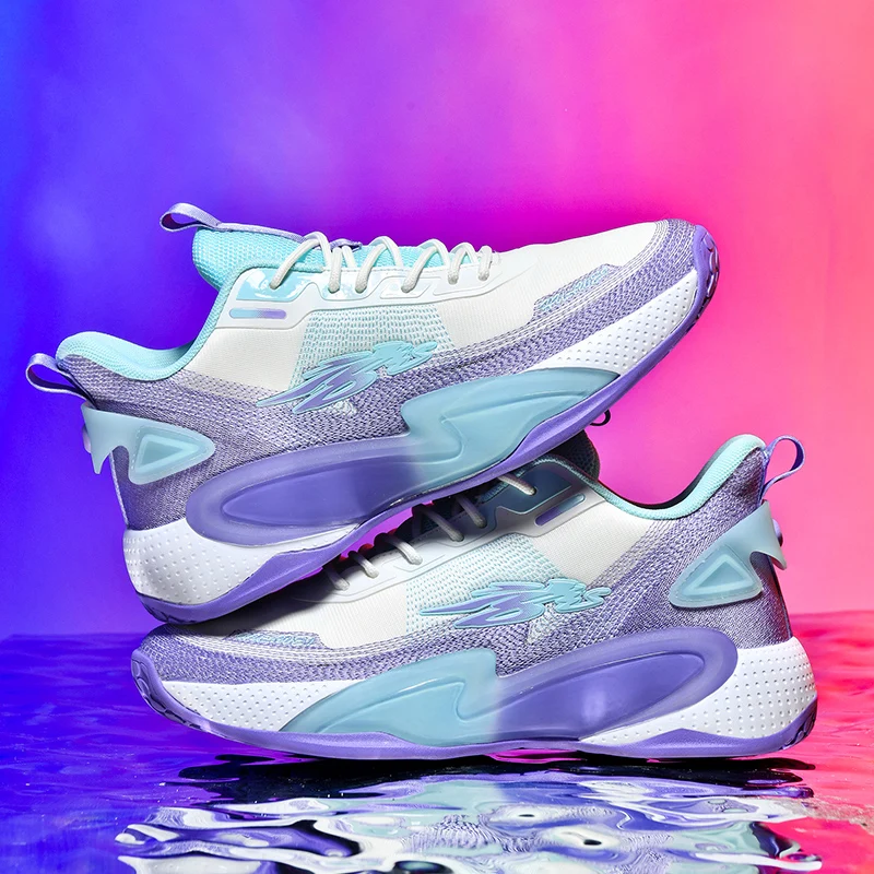 

Мужские баскетбольные кроссовки, дышащие, с амортизацией, нескользящие, износостойкие, кроссовки для бега, спортивные кроссовки для тренировок в тренажерном зале, баскетбольные кроссовки для женщин