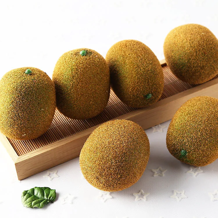 6x7cm 5PCS Artificial Kiwi Food Photography Props Simulation Ornaments Home Festive & Party Supplies Artificial Fruits