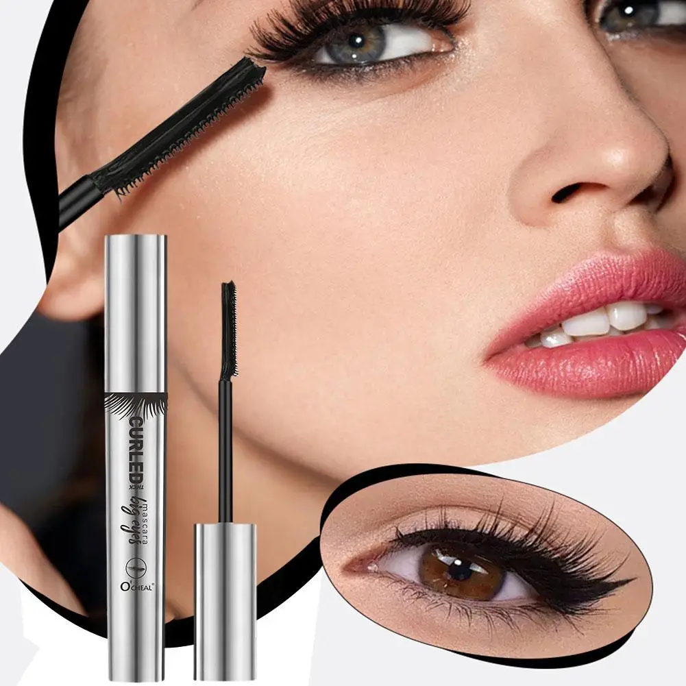 4D Eyelash Priming Styling Cream Eye Black Fine Brush Styling Permanent Non Curling Smudging Head Waterproof Liquid S1R3