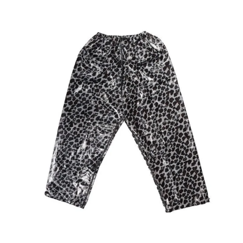 Couple Outdoor Sports Waterproof TPU Plastic Pants Casual Loose Cargo Trousers Soft Smooth Silent Leak Proof ABDL Diaper Pants