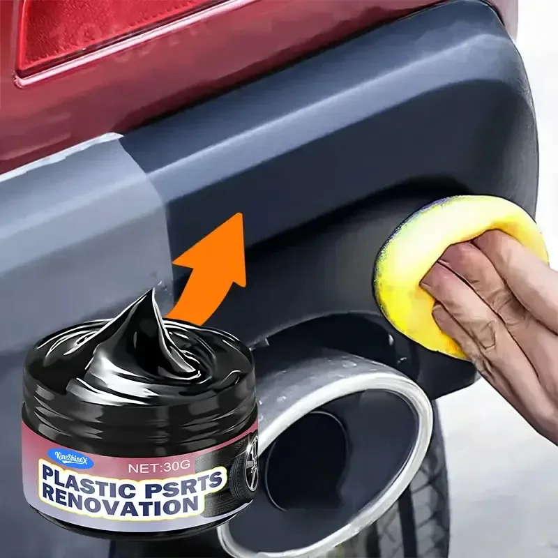 Cross Border Special Vehicle Interior Wax - Black Plastic Repair Paste, Yellowing Repair, ABS Resin, Nanocrystal Coating