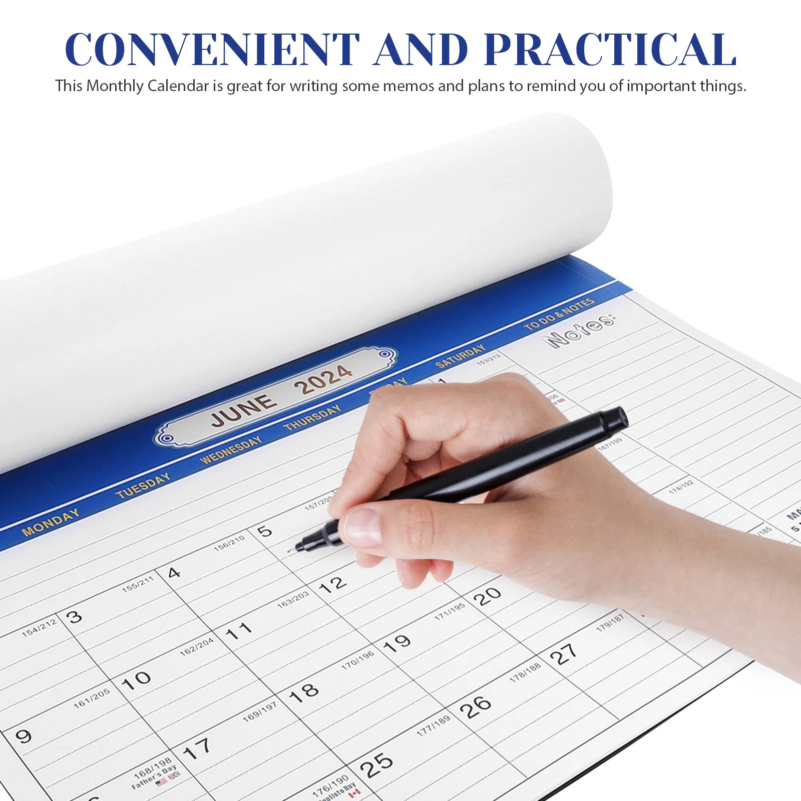 

Household Monthly Hanging Wall Calendar Clear Printed Delicate Planning Calendar for Supplies Home Supply