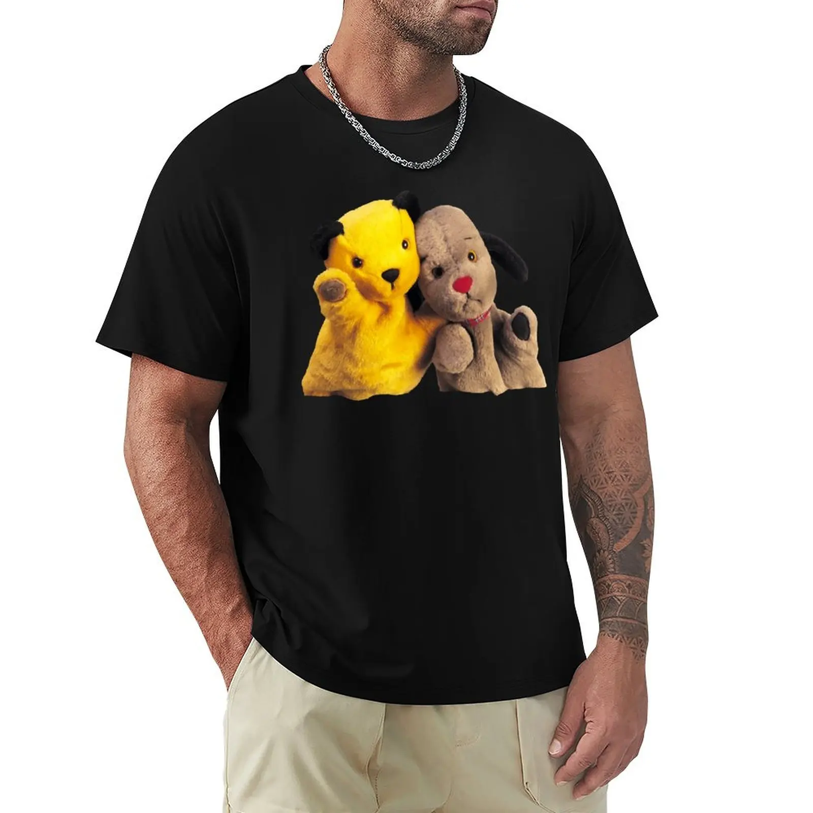 

Sooty and sweep T-Shirt summer clothes anime tshirt mens t shirt