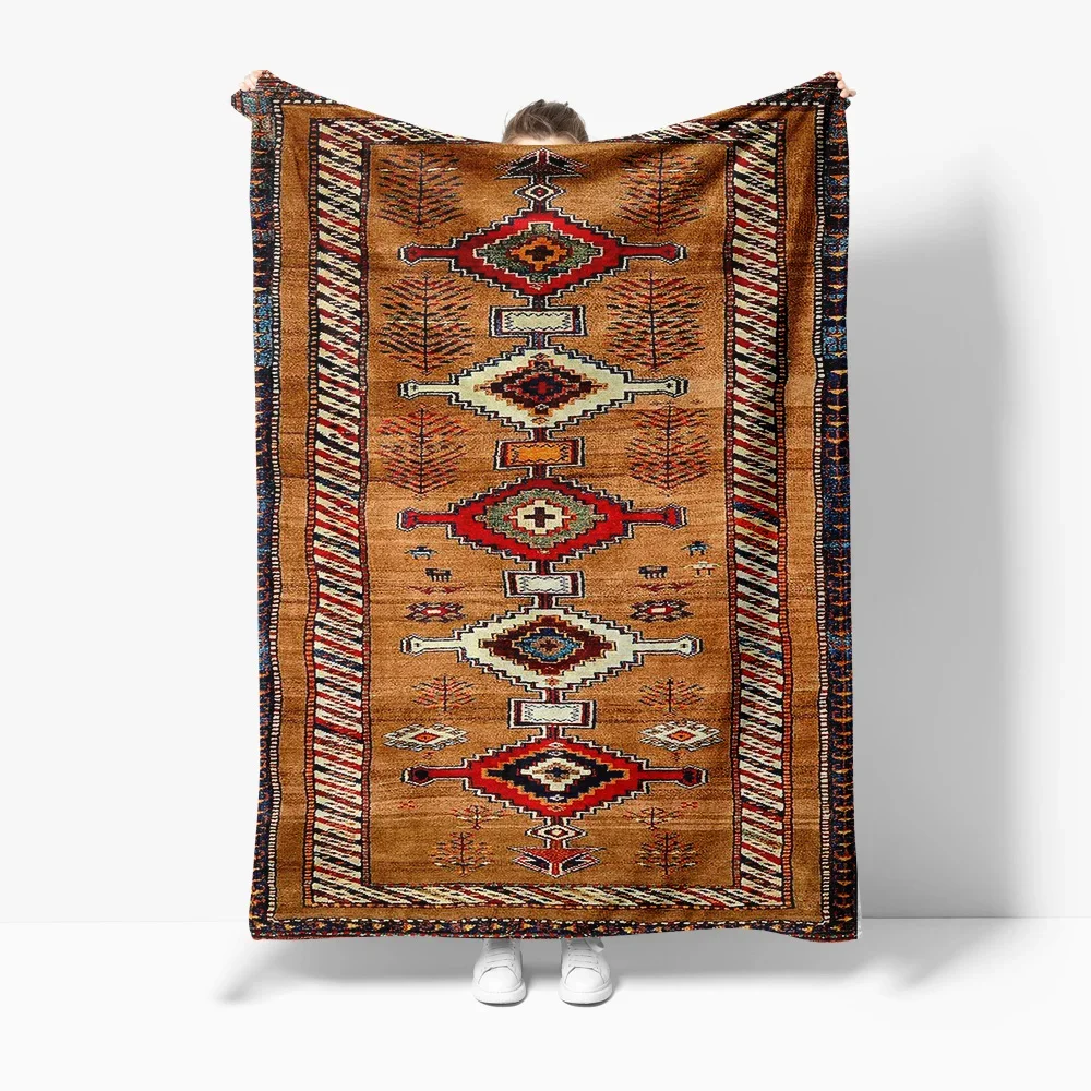 Oriental Vintage Kilim Rug Traditional Persian Area Runner Small Shag Rug Home Decor