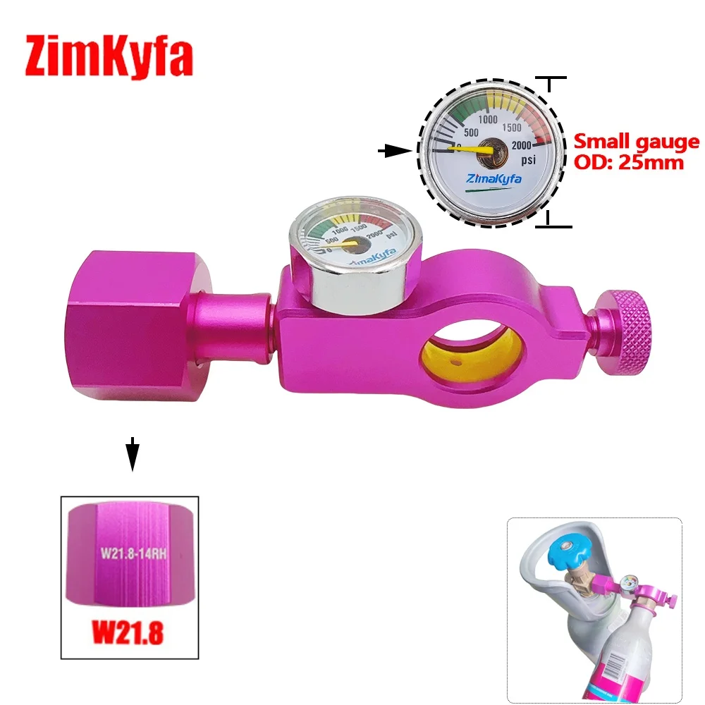 CO2-Nachfülladapter-Füllstation für SodaStream Quick Connect Pink Cylinder Canister Tank