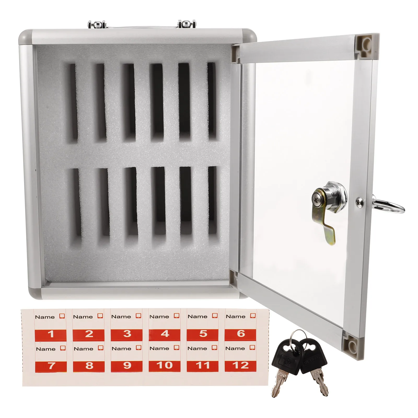 

Металлический настенный шкаф-локер для мобильных телефонов с замком, органайзер с несколькими отсеками для офиса и общежития