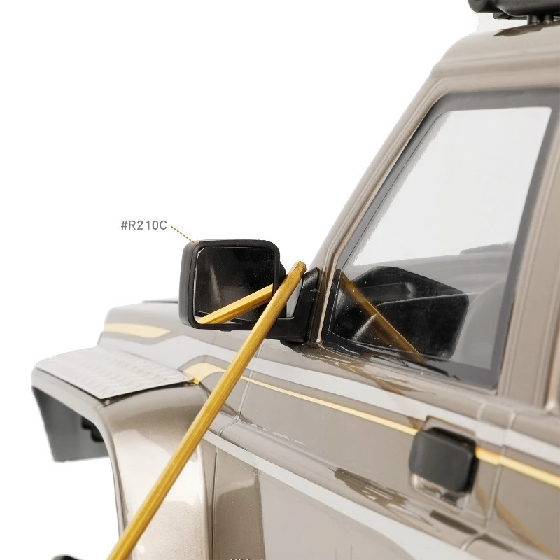 1 ชิ้นโลหะแผ่นลื่นชิ้นส่วนตกแต่งสําหรับ 1/10 RC Crawler รถ Traxxas YK4107 อุปกรณ์เสริม