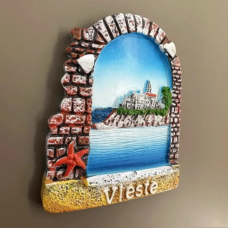 Italy Lecce Fridge Magnets Caorle Travelling Souvenirs Ostuni Matera Bari Tropea Napoli Otranto Fridge Stickers Wedding Gifts