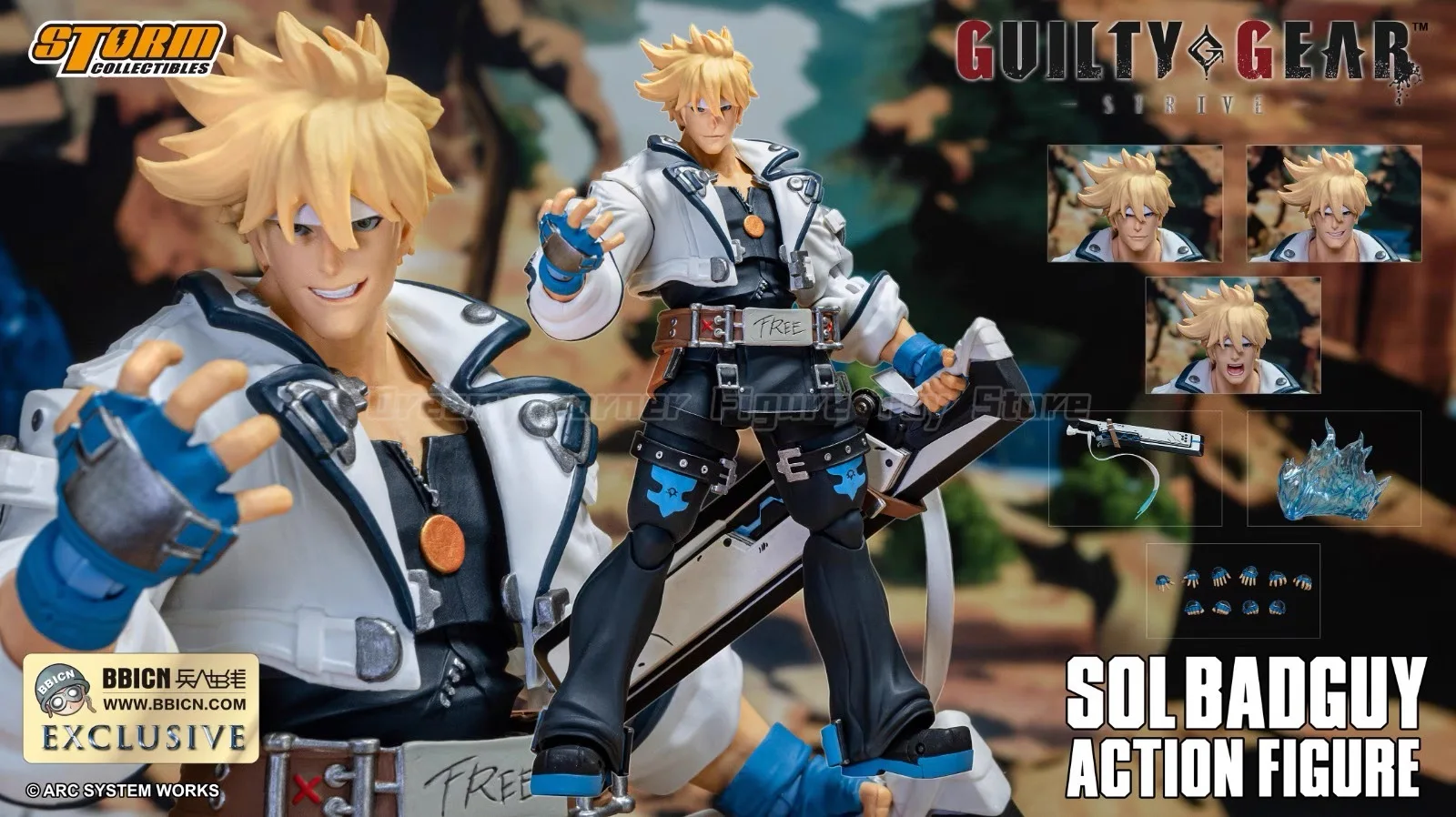 【In Stock】Storm Collectibles GUILTY GEAR Sol Badguy 1/12 Action Figure Model Toys Collection