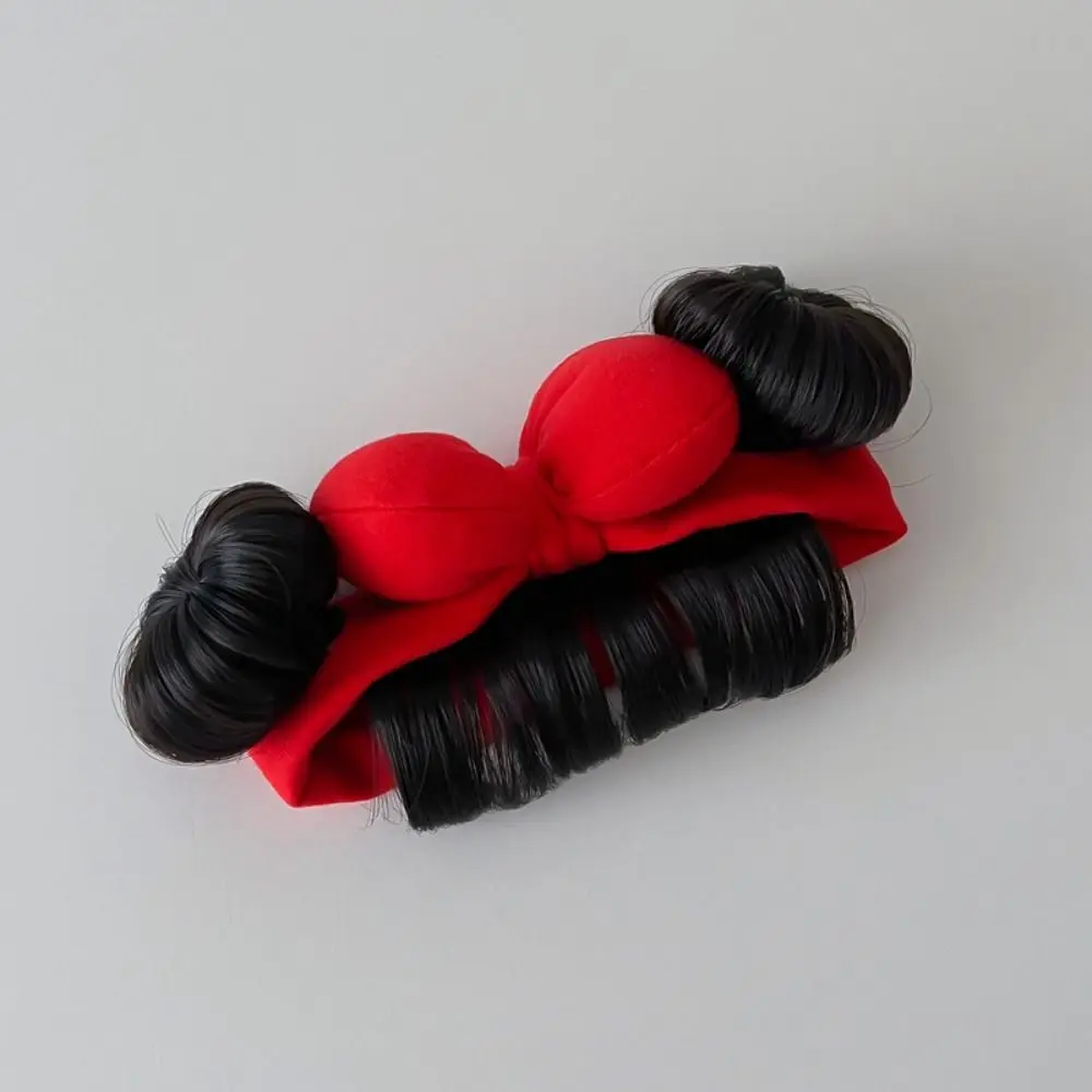 أزياء Bowknot الطفل العصابات الشعر شعر مستعار القطن لطيف الوليد شعر مستعار عقال واقعية رقيق الرضع هيربيسي التصوير الدعائم