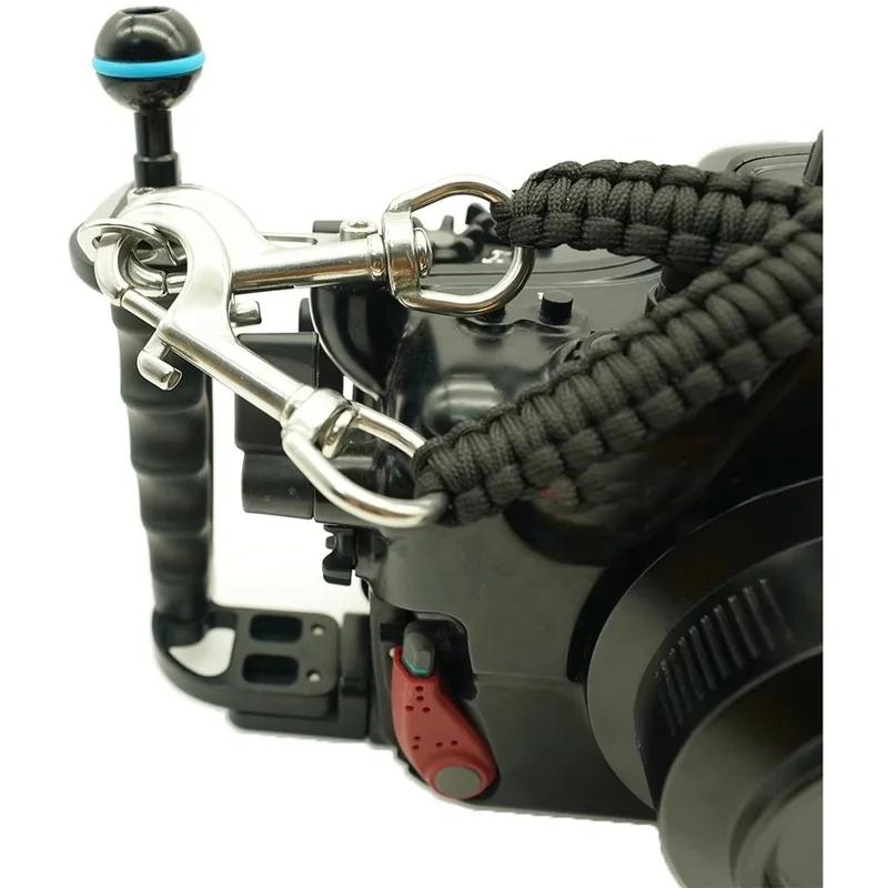 DT23 Underwater Photography Diving Camera Lanyard Tray Handle Rope Strap for Housing Case Nylon Stainless Steel
