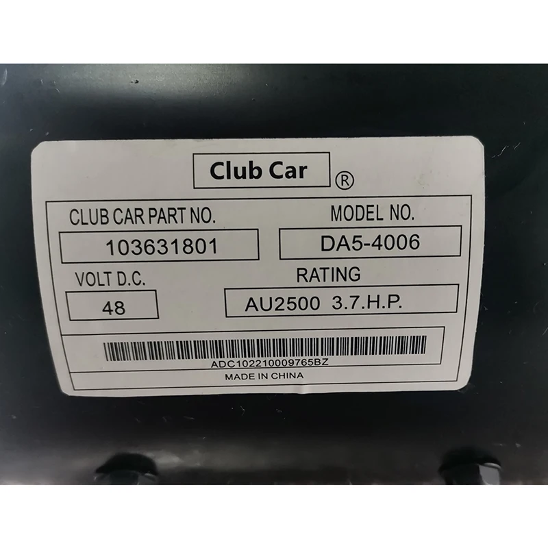 AU2500 3.7.H.P. تيار مستمر 48 فولت عربة جولف أجزاء حالة جديدة سرعة الاستشعار المحرك لنادي السيارات مركبة كهربية DA5-4006 103631801 #3