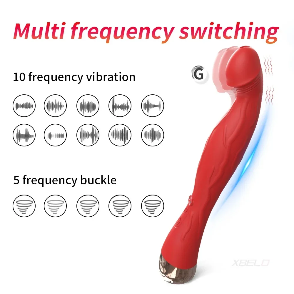 G Spot Vibrator Finger Dildo Vibrators Clitoris Stimulator Vagina Vibrat for Beginners Masturbator Massager Sex Toy for Women 18