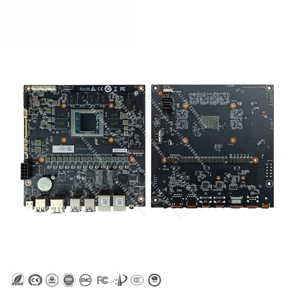 AI Motherboard H100AM Integrated Supports for R。y、z、en AI Max+395 Processor 126TOPS Computing Power Dual Channel LPDDR5x