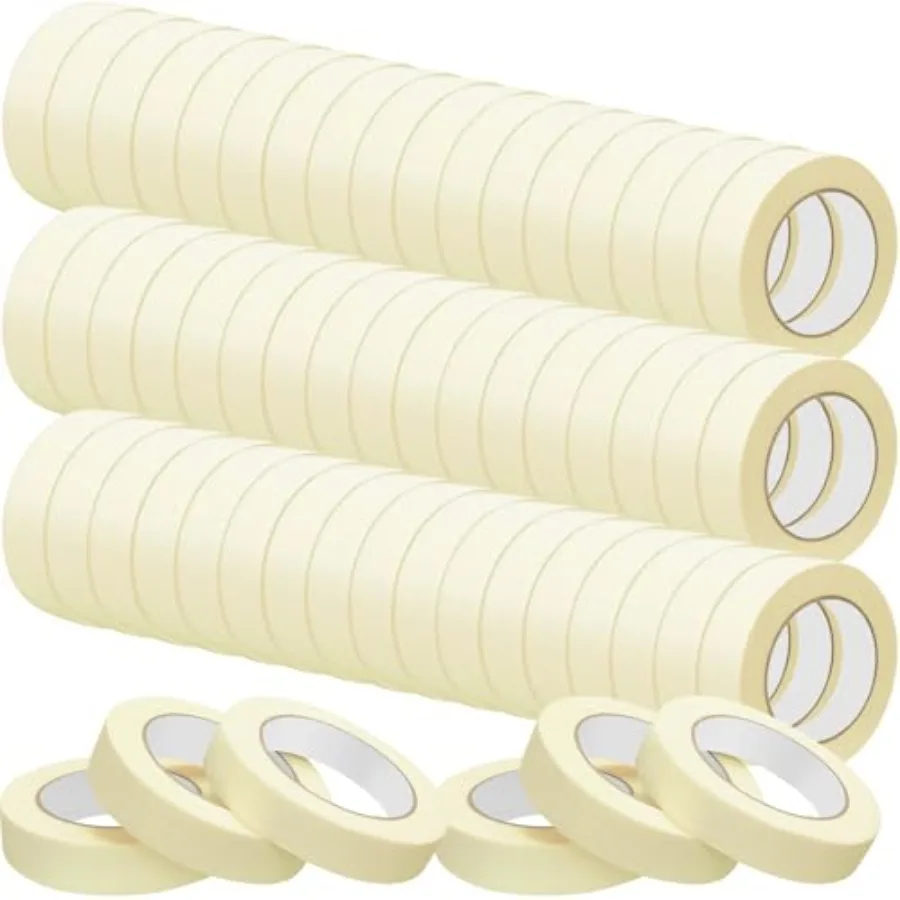 

Малярная лента универсальная, 50 метров, для покраски, дома, офиса, школы, канцелярии, творчества, рукоделия, базовая, универсальная