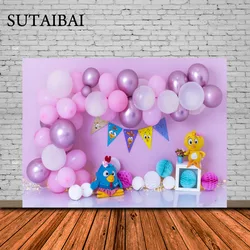 Farm Chicken Galinha Pintadinha Backdrop Kids Birthday Background Polyester Vinyl Photography Banner Decoration Props