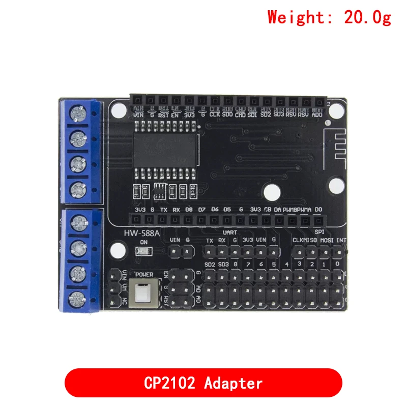 Hailege 3pcs NodeMCU Lua ESP8266 ESP-12E CP2102 USB-C Type-C WiFi IoT Module Carte De Développement