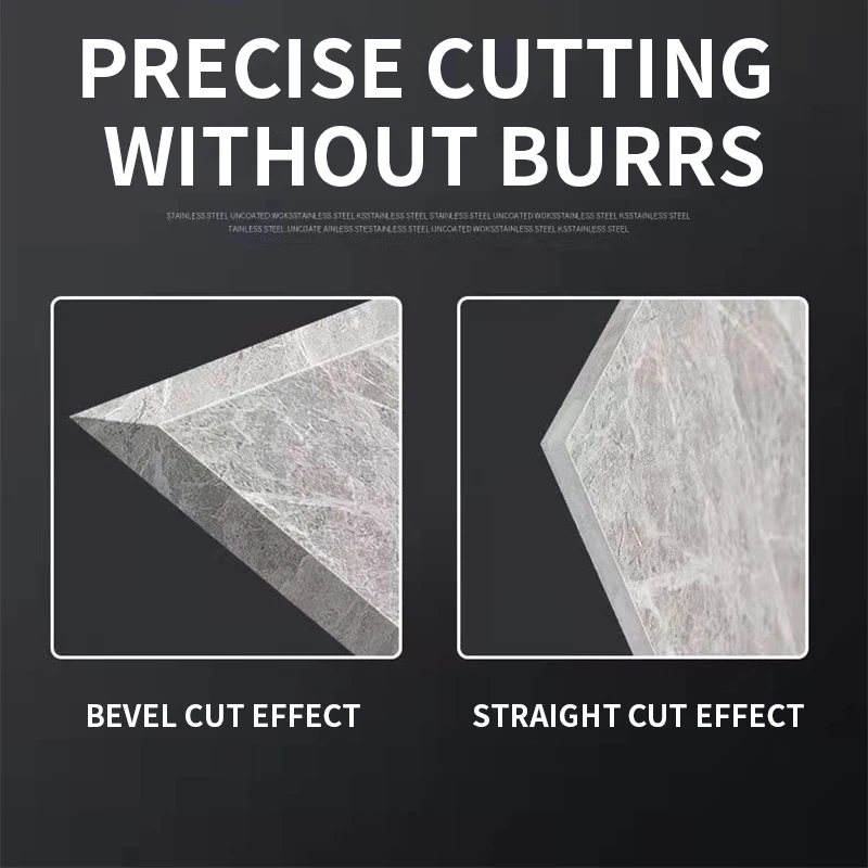 ฝุ่น-ฟรีกระเบื้อง Chamfering เครื่อง 2380W สแตนเลสเดสก์ท็อป BEVEL 45 องศามุมความแม่นยําสูงเครื่องมือตัดกระเบื้องกระเบื้อง