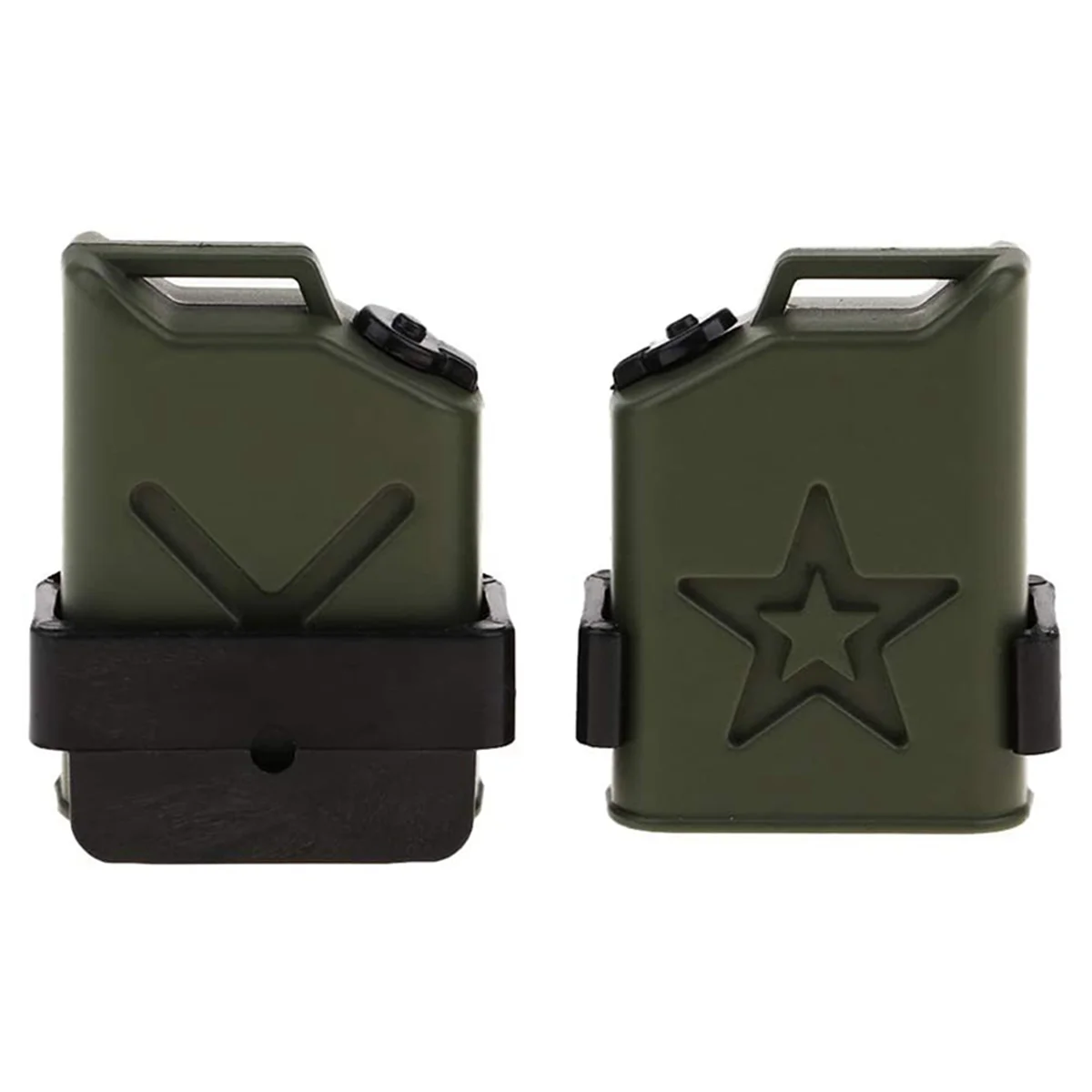 A77I 6X 장식 액세서리 1/10 스케일 RC 락 크롤러 축 레이스 SCX10 90046 트럭 자동차 용 플라스틱 미니 연료 탱크