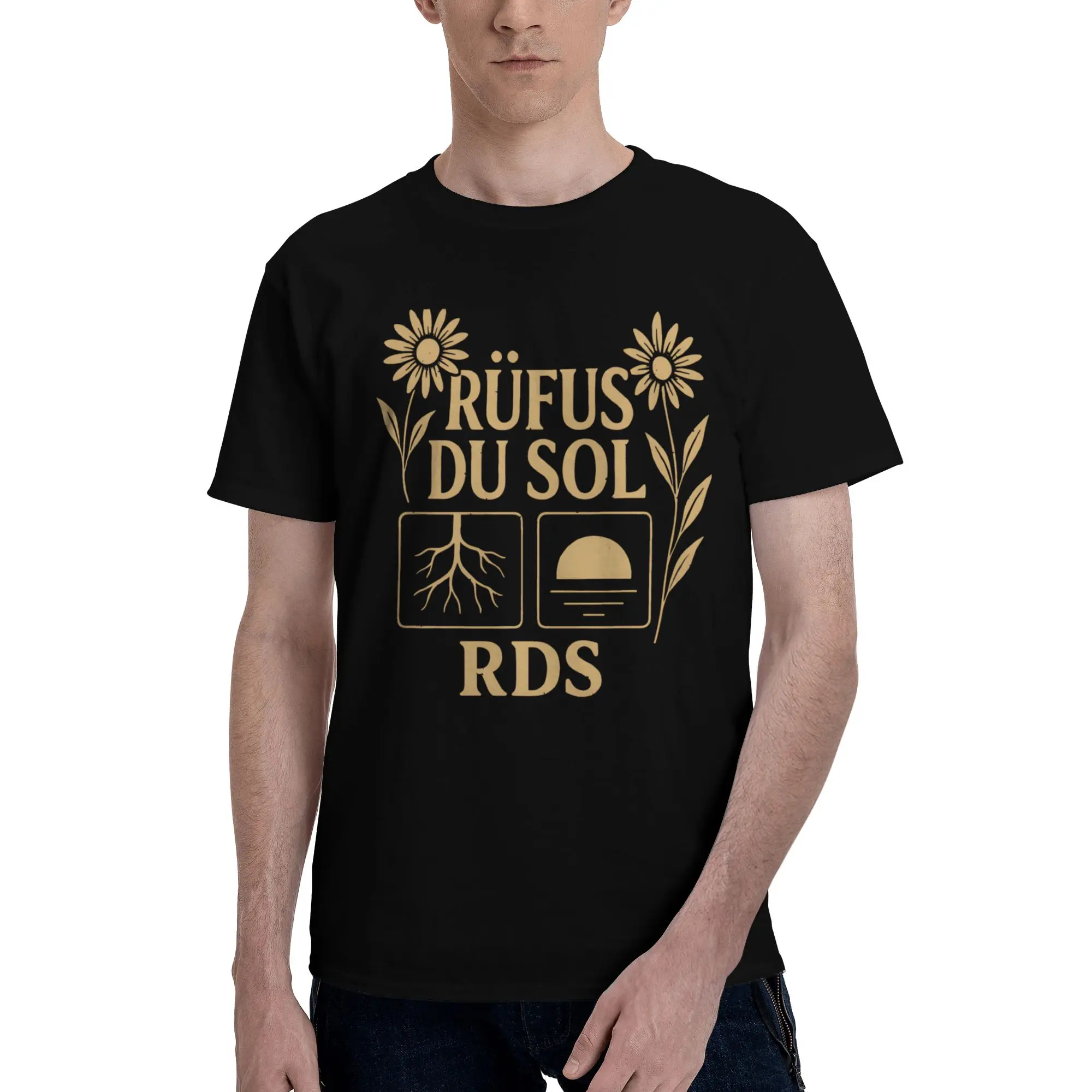 Men Women Graphic Printed Rufus Du Sol 2026 Concert  Tee T Shirt Pure Cotton  T-shirts Clothing