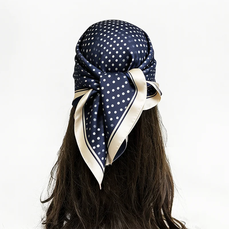 

Women's Scarf Turban Hijab Female Print Square Luxury Shawl Headscarf Neckerchief Headband Handkerchief Windproof Bandana Wraps