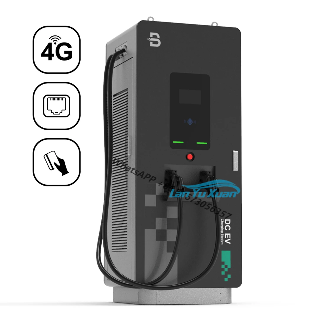 BENY-cargador rápido CC 380v 240kW CCS1 CCS2 Nivel 3, estación de carga EV comercial