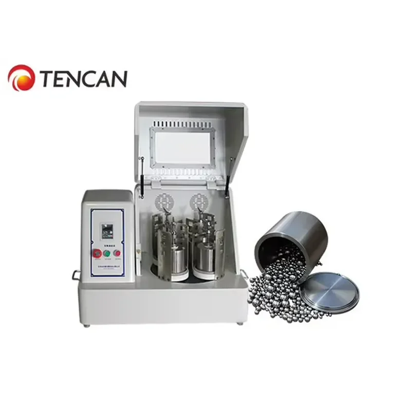i Tencan Electric Ball Mill Machine for Lithium Ion Battery Lab Equipment Stainless Steel Tank 1.5kW 220V