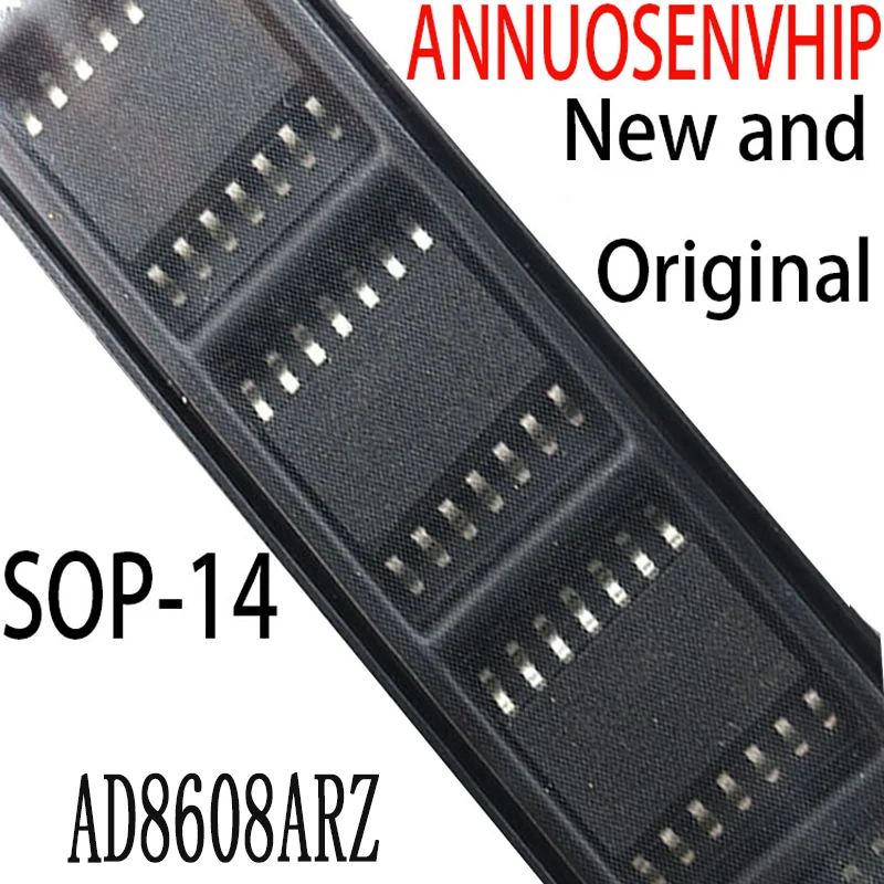 5PCS New And Original SOP-14 AD8608 SOP14 AD8608A AD8608AR Operational Amplifier AD8608ARZ