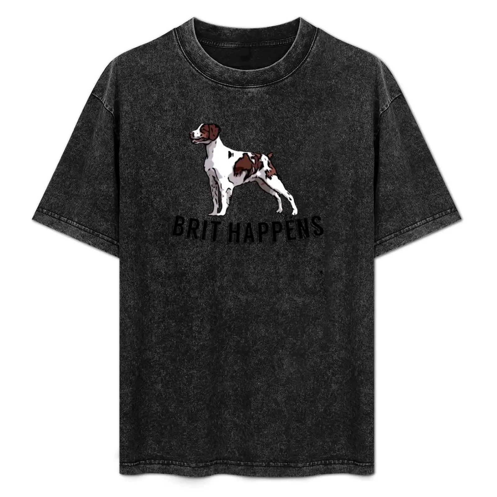 

Brit Happens T-Shirt oversized graphic tee for a boy animal prinfor boys mens funny t shirts