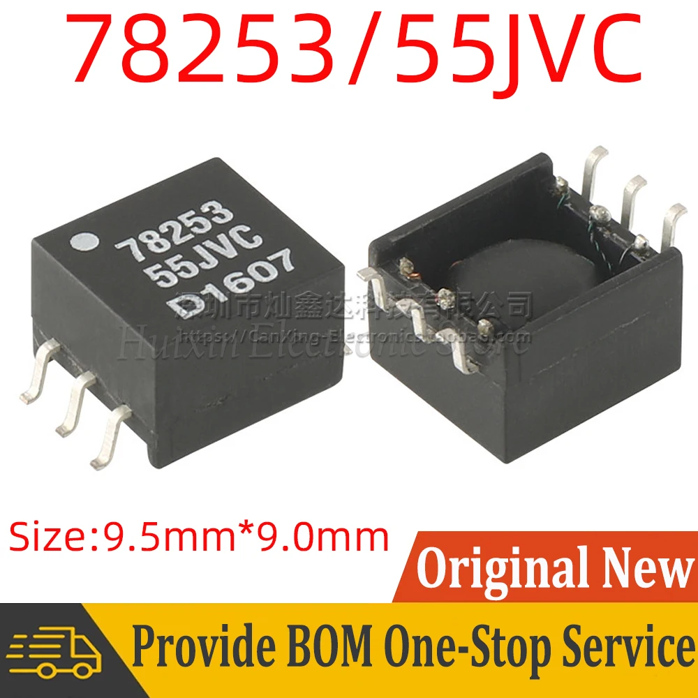78253/55JVC 78253 55JVC Signal Power Pulse Converter SM Transformer 1:1.33 5V TO 5V 4KV 4000V 200MA Isolation Transformer