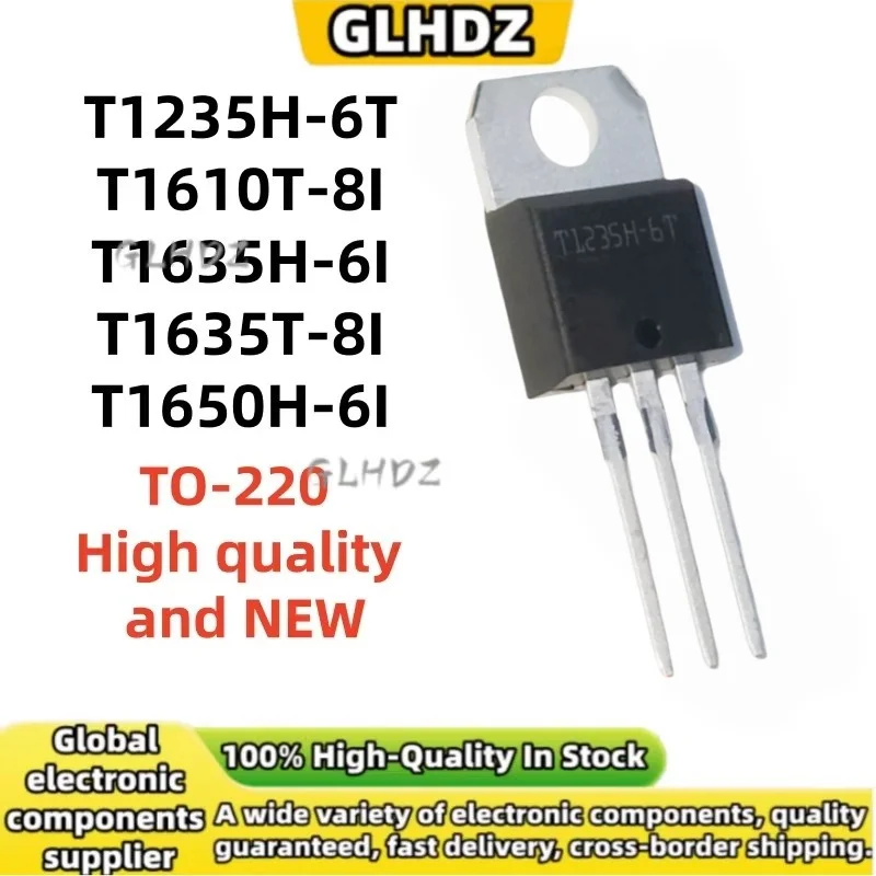 High quality 10PCS T1235H-6T T1610T-8I T1635H-6I T1635T-8I T1650H-6I TO-220 In the warehouse