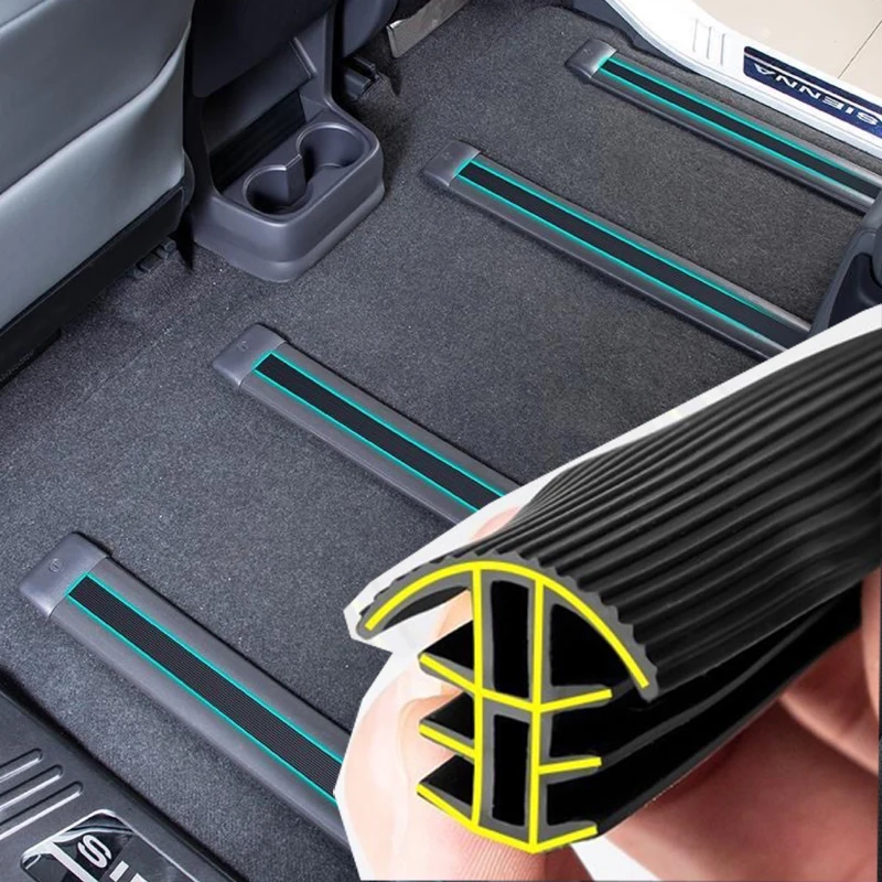 Universal Middle Row Track Sealing Strip Seat Slide Rail Dust-proof Rubber Strip Business Car Track Rubber Strip