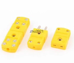 Male to Female K Thermocouple Wire Temperature Probe Connector 2 Pairs