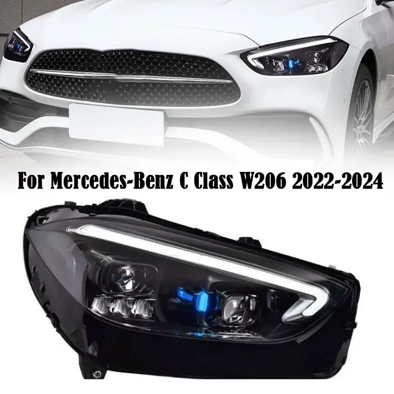 

Front light Headlight Headlamp DRL Daytime Running Light for Mercedes benz C class W206 2022-2024 C200 C260L Turn signal