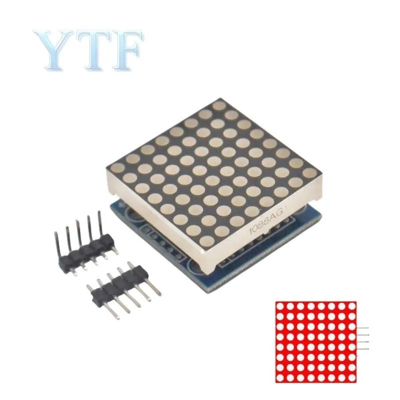 MAX7219 dot matrix module microcontroller module display module finished goods