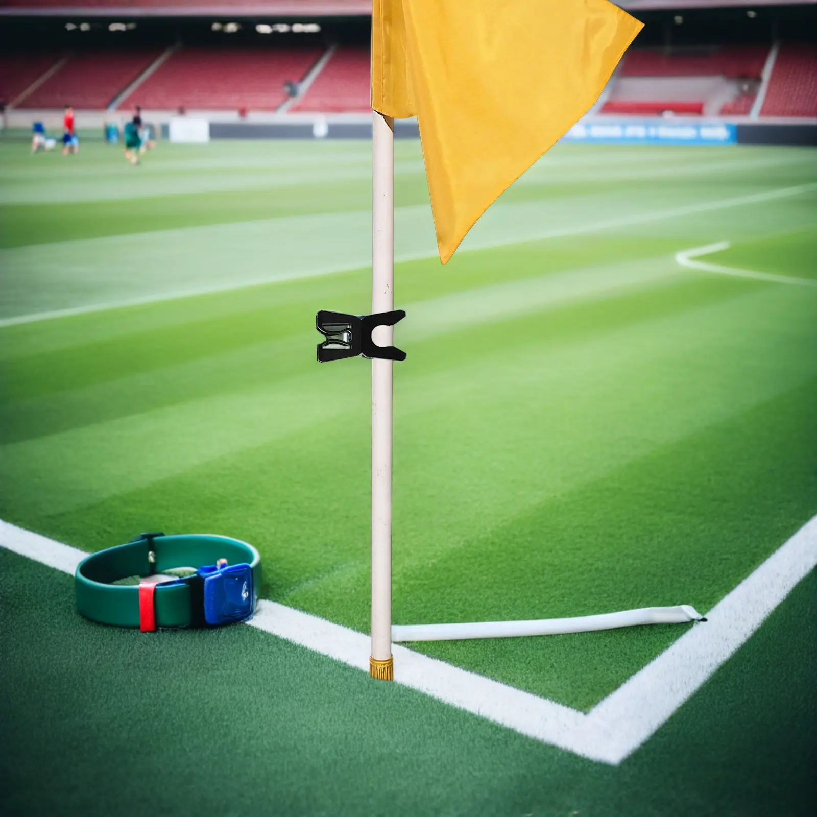 

8Pcs Football Training Buckle Clips Universal Fit for Marker Poles Rotatable Angle Adjustment Pole Clamps Brackets Set