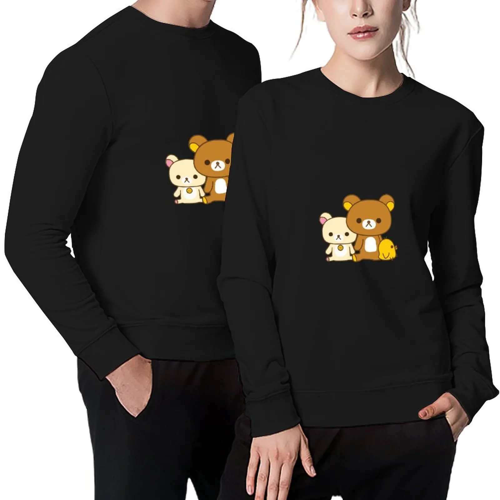 

Rilakkuma Bear Pullover blouse anime clothing korean autumn clothes men's clothes new sweatshirts