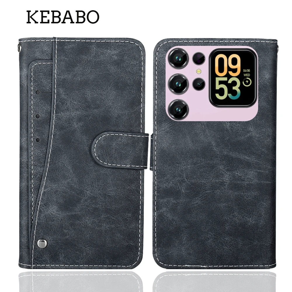 Leather Wallet Oukitel C62 Pro Case 6.88" Fashion Luxury Protective Customize Cover Phone Vintage Book Style