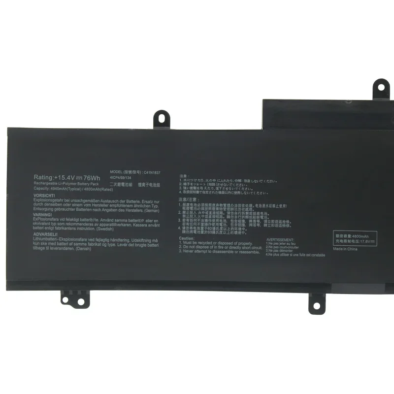 

Morocco C41n1837 15.4v 76wh laptop battery for gu502gu gu502gv gu532gu gx502gv gx502gw 0b200-03380100