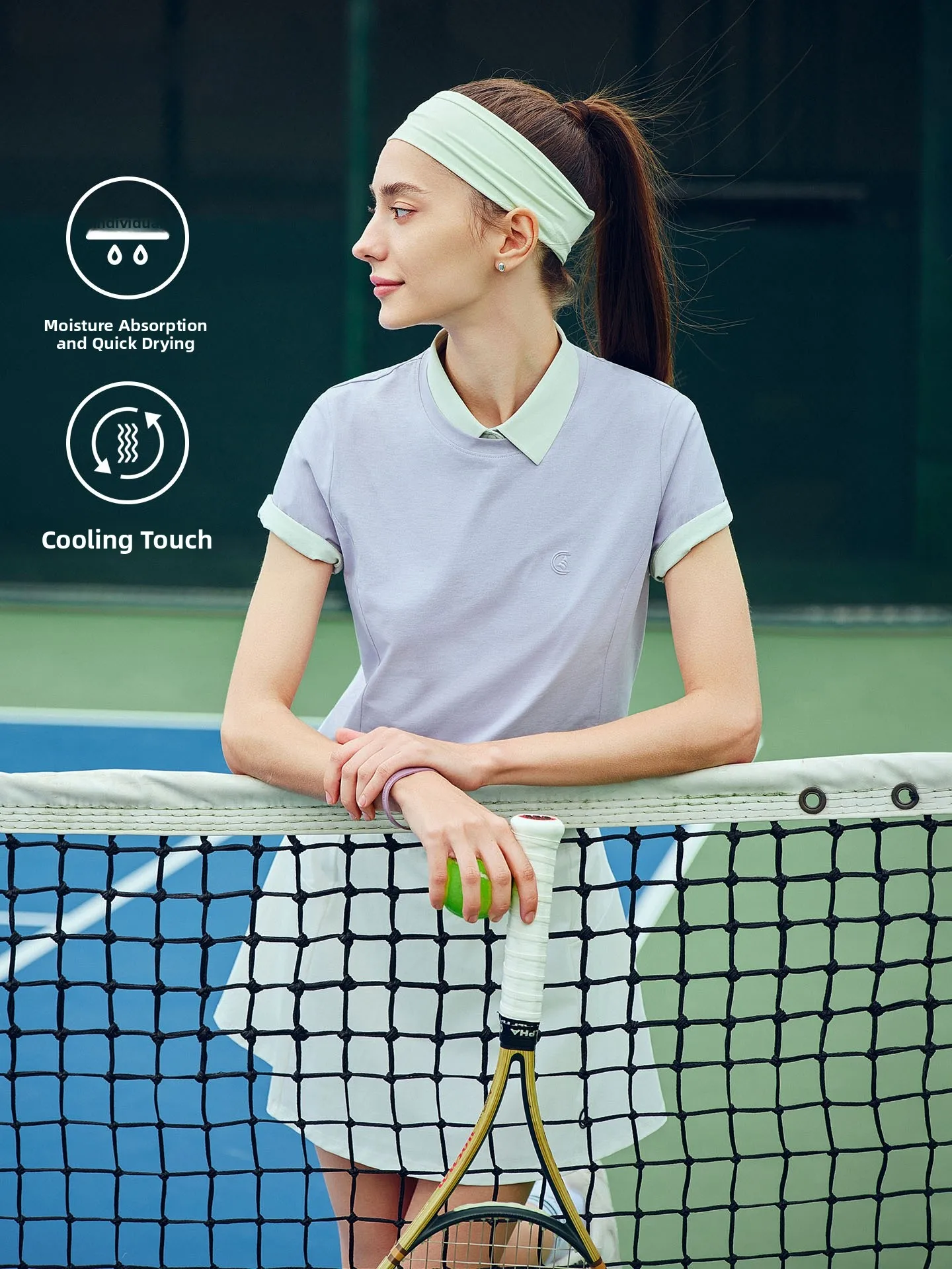 

Navigare Summer New Cool Feeling High Elastic Slim Fit Qui Dry Sport ort Sve T-irt Casual Sle Universal Fit Polyes...