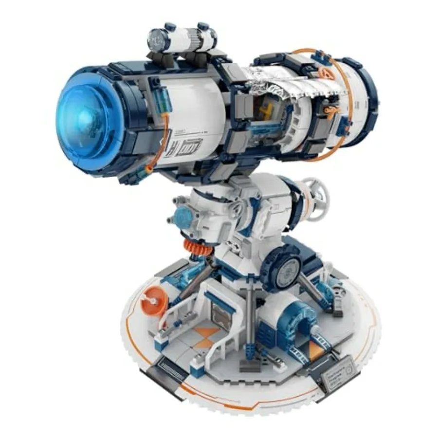 

Конструктор-телескоп «Космический инструмент» для взрослых - 995 деталей, астрономическая модель телескопа с подсветкой, декор для дома