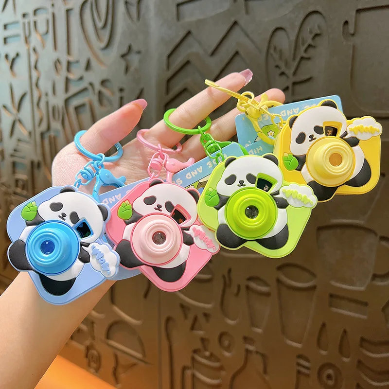 Cute Cartoon Projection Camera Keychain Creative Cars and Bags Pendant Small Gift Wholesale