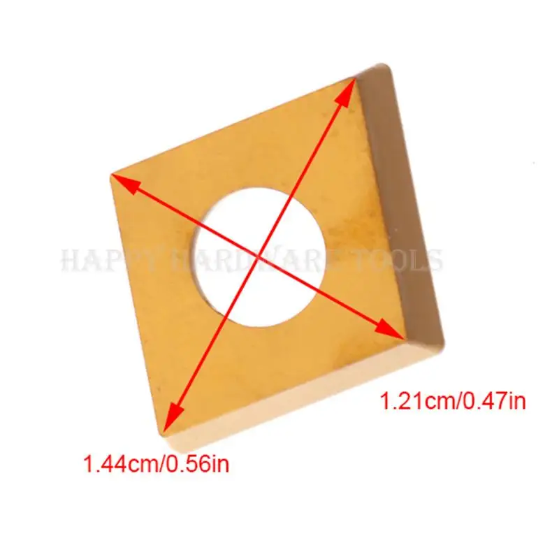 إدراج مشقوق بلونين CCMT09T304-GM SP3200 إدراج تحول فولاذي مقاوم للاهتراء وإزالة شريحة ناعمة