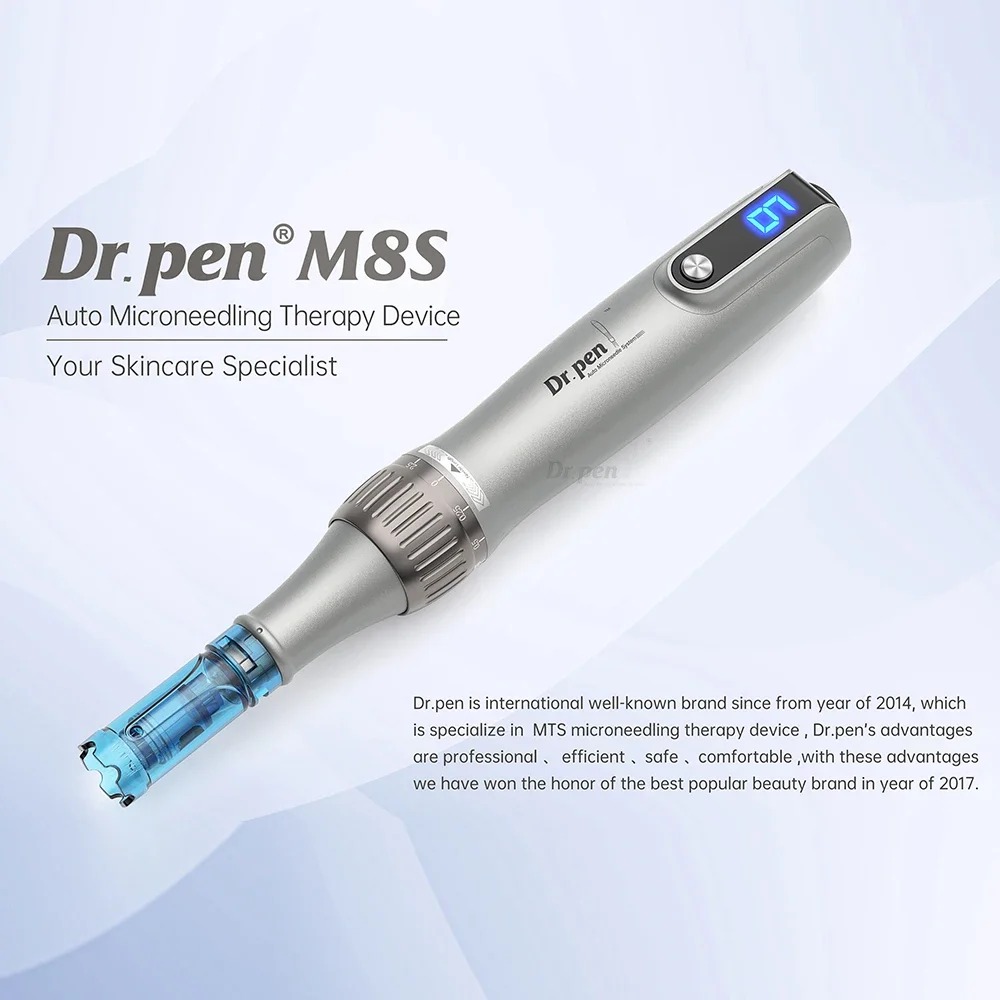 New Wireless Dr Pen M8S Authentic Derma Pen Microneedling Needle With Cartridge Microneedling Pen Skin Care Beauty Machine 0.2mm