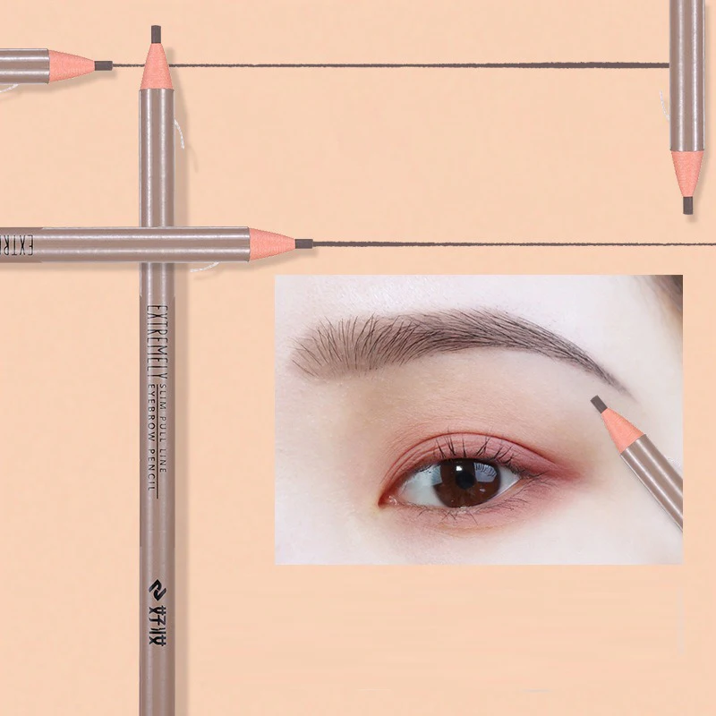 قلم حواجب بخيط فائق النعومة من الدجاج، تطريز شبه دائم، قلم حواجب احترافي عالي الجودة لصالونات التجميل