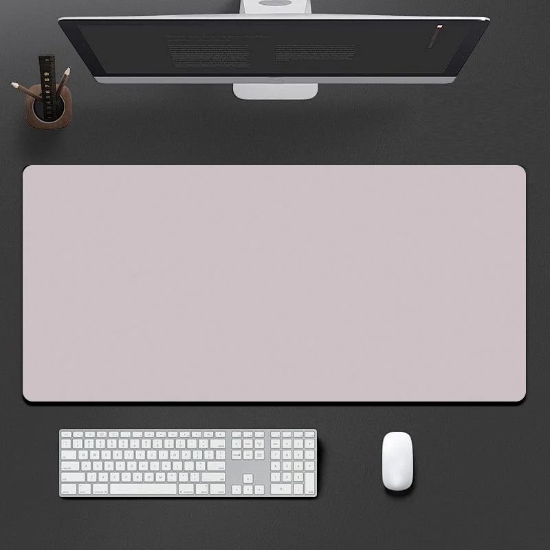VIKAMA Solid Lavender Purple Large Mouse Pad Non Slip Waterproof Keyboard Desk Mat Aesthetic Office Desk Decor Protector Pad