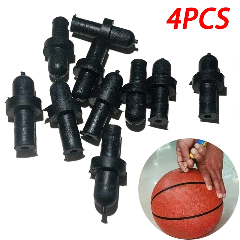 

4PCS Basketball Nozzle Ball Nozzle Replacement Air Leak Repair Valve Core Inflatable Basketball Football Volleyball Universal